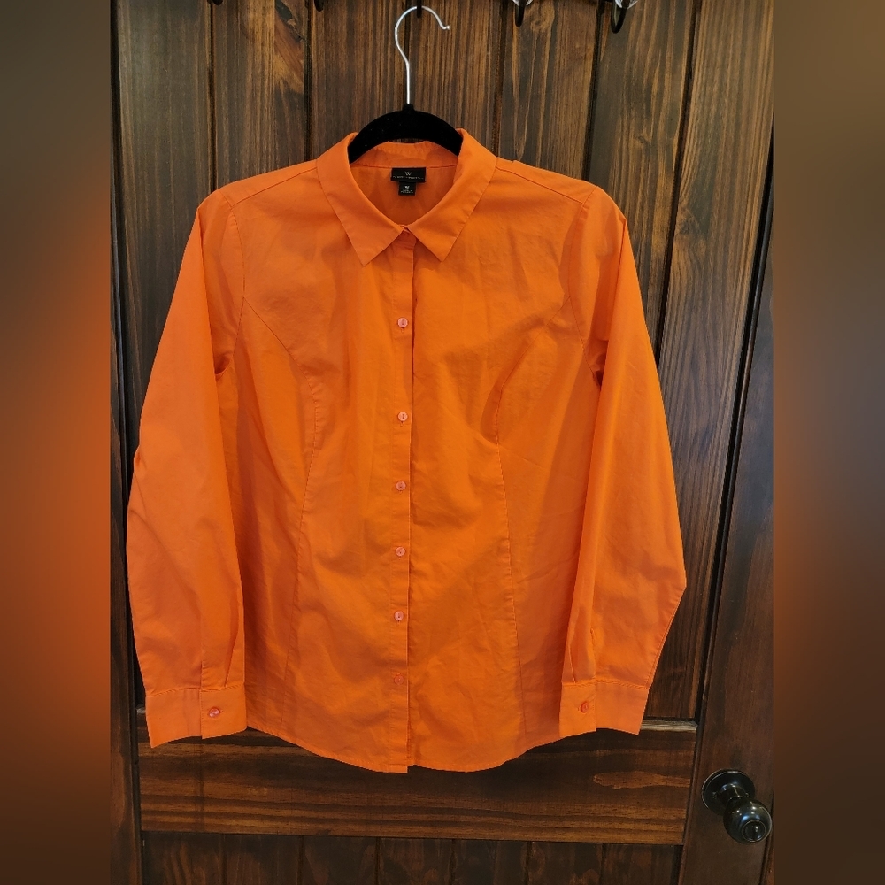 Orange Women's Worthington Dress shirt
